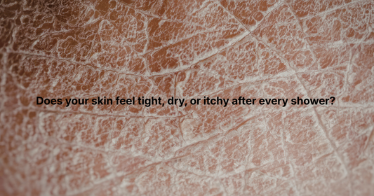 dry, itchy skin after shower
