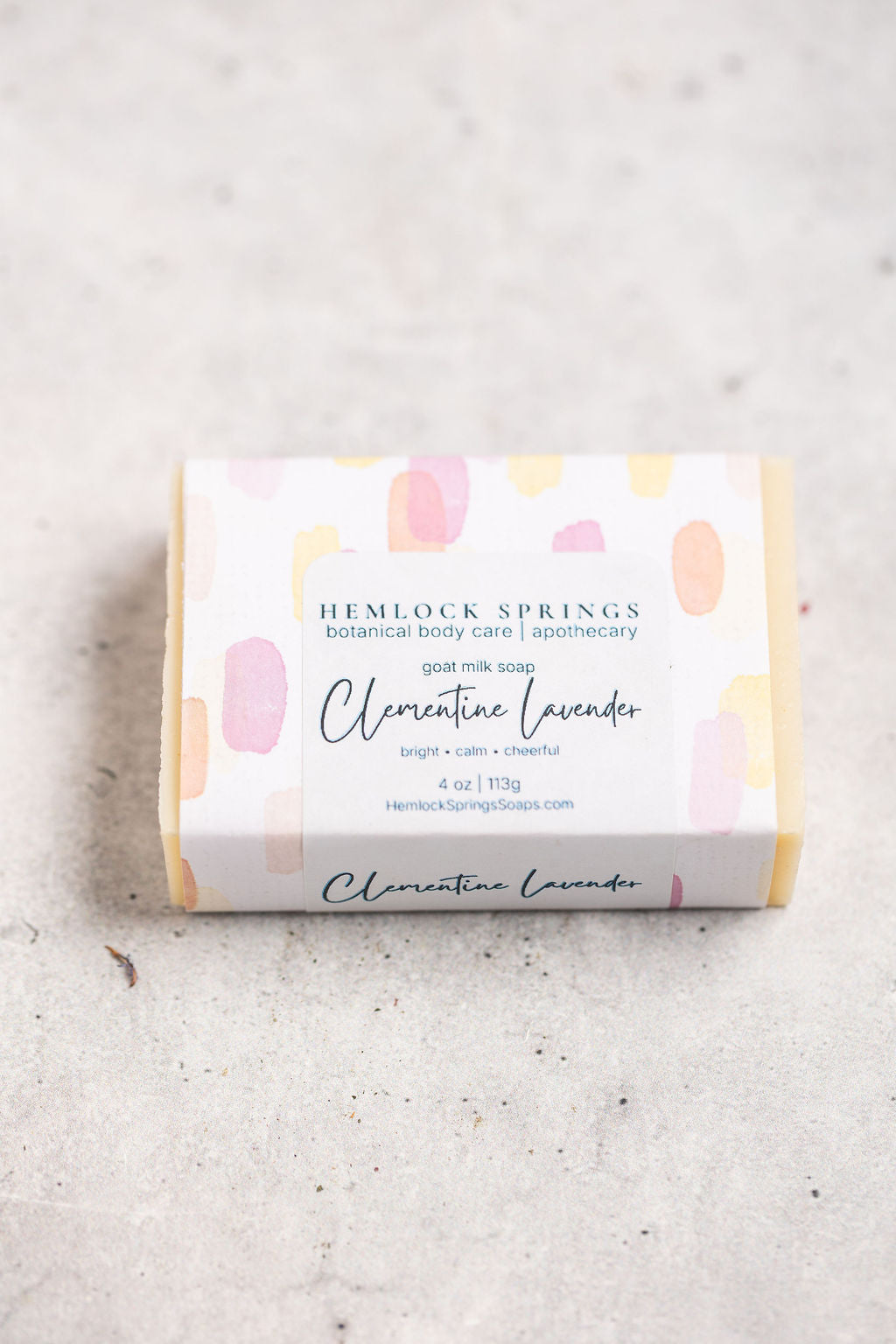 Clementine Lavender Goat Milk Soap | Bright & Calm