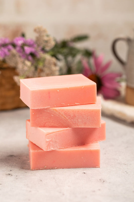 Dazzleberry Goat Milk Soap | Black Raspberry & Vanilla Cream Bar
