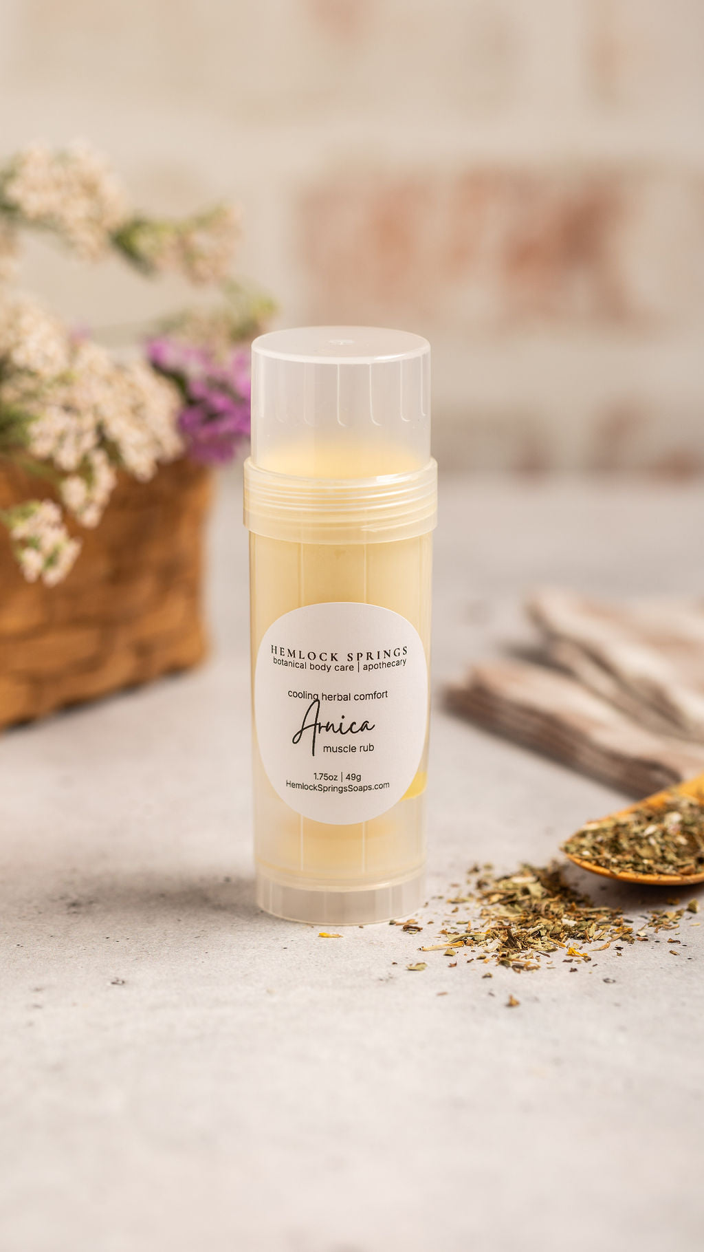 Arnica Muscle Rub | Cooling Herbal Comfort for Body & Mind