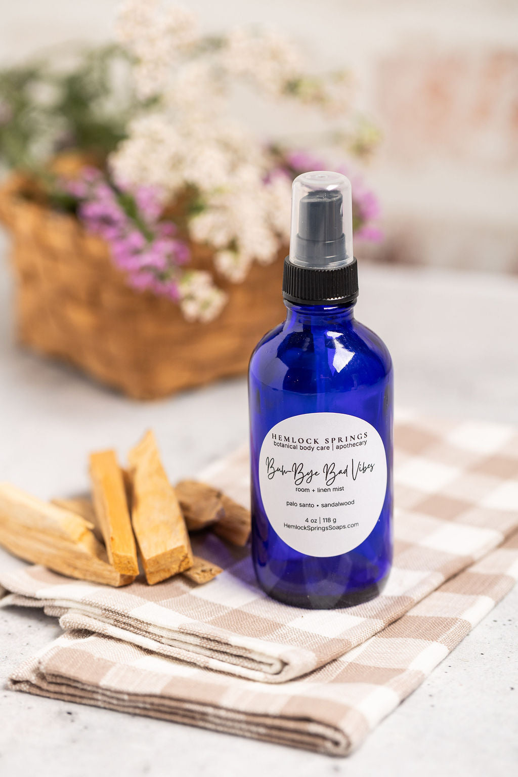 Buh-Bye Bad Vibes Spray | Palo Santo & Sandalwood Spray