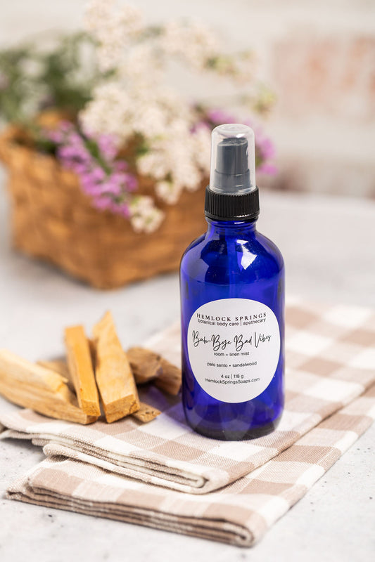Buh-Bye Bad Vibes Spray | Palo Santo & Sandalwood Spray
