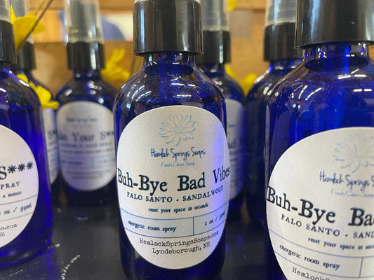 Buh-Bye Bad Vibes Spray | Palo Santo & Sandalwood Spray