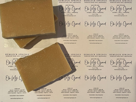 Oh My Gourd Goat Milk Soap | Real Pumpkin & Warm Spice