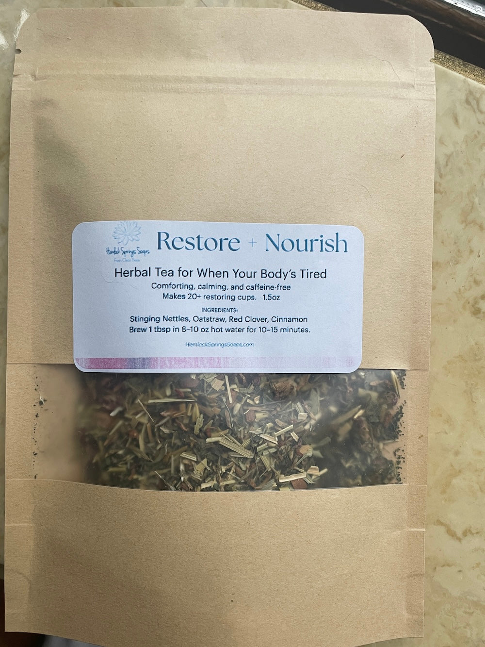 Restore + Nourish | Nourishing Herbal Tea for Energy & Daily Support