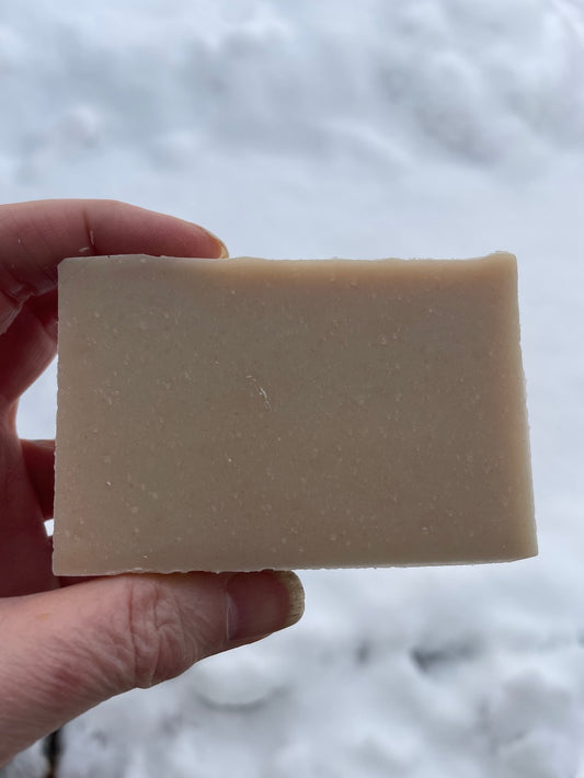 Soft Ember Goat Milk Soap | Light Woods & Incense